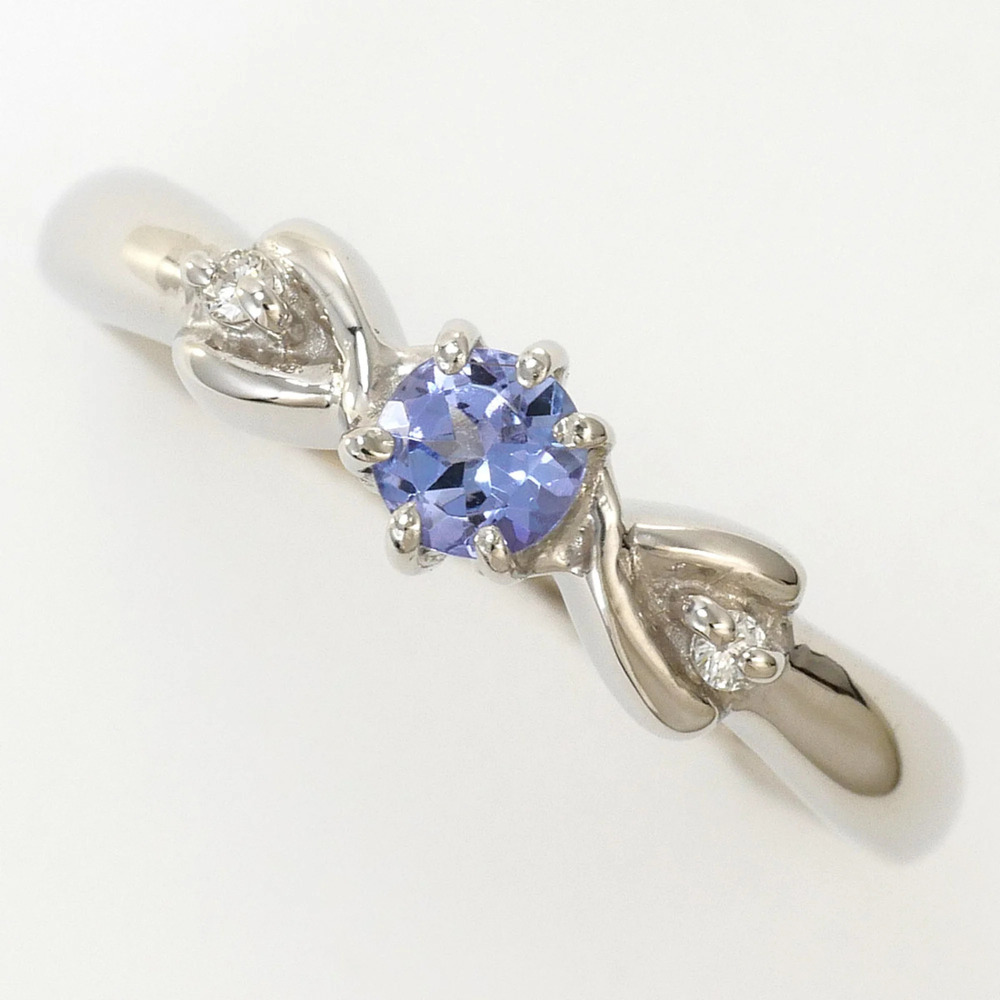 VINTAGE Silver Diamond Ring